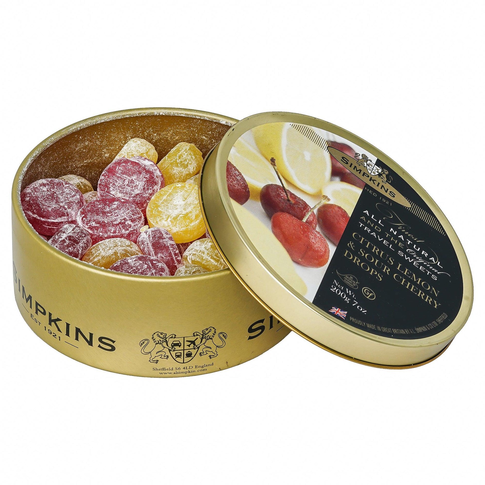 Citrus Lemon And Sour Cherry Drops