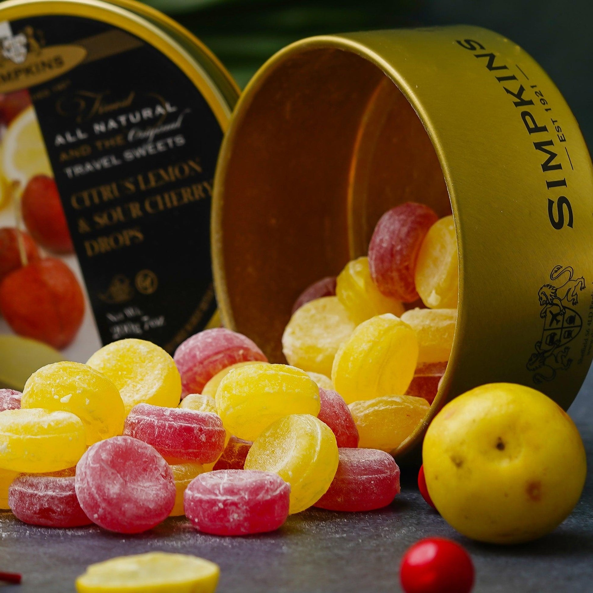 Citrus Lemon And Sour Cherry Drops