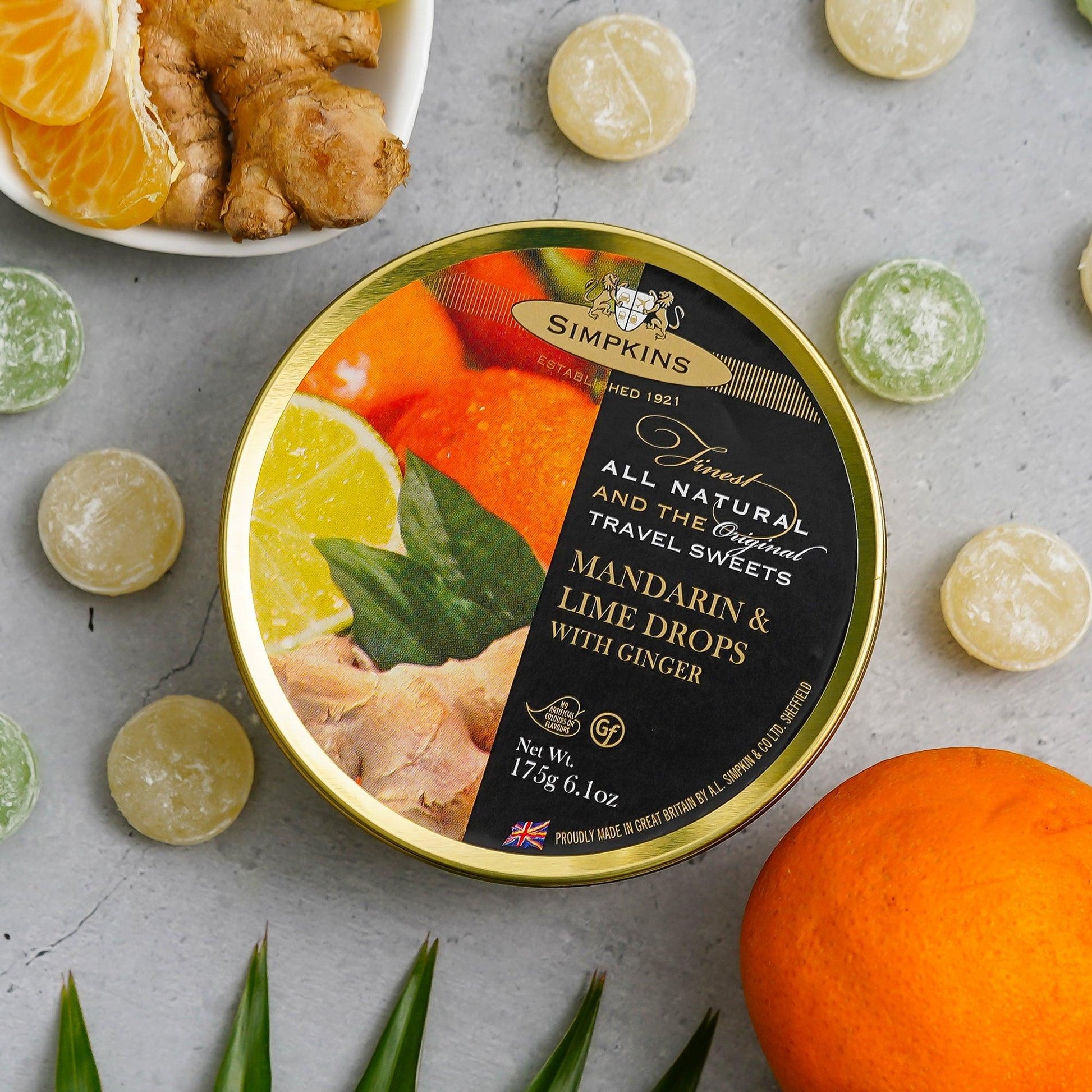 Mandarin And Lime With Ginger Drops