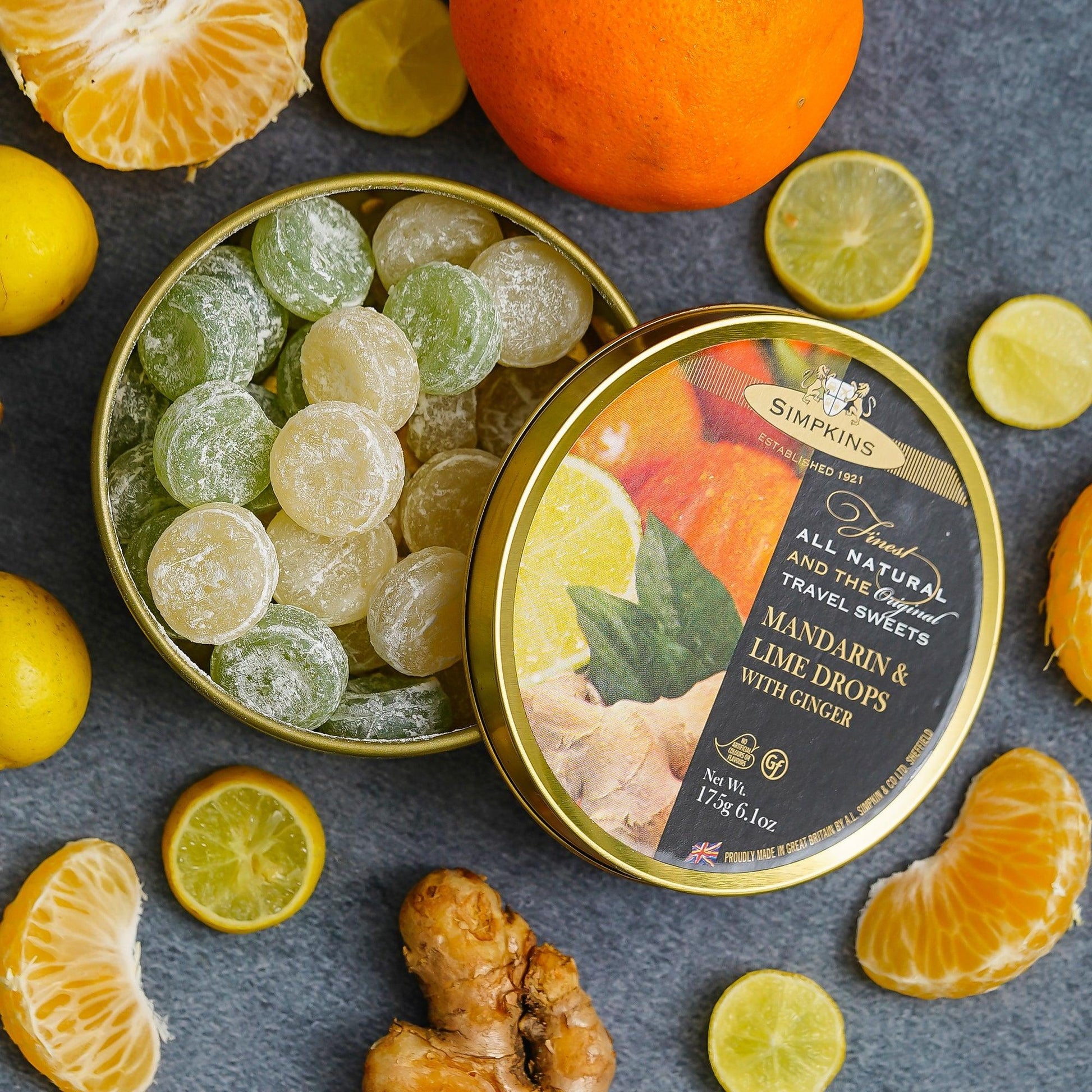 Mandarin And Lime With Ginger Drops