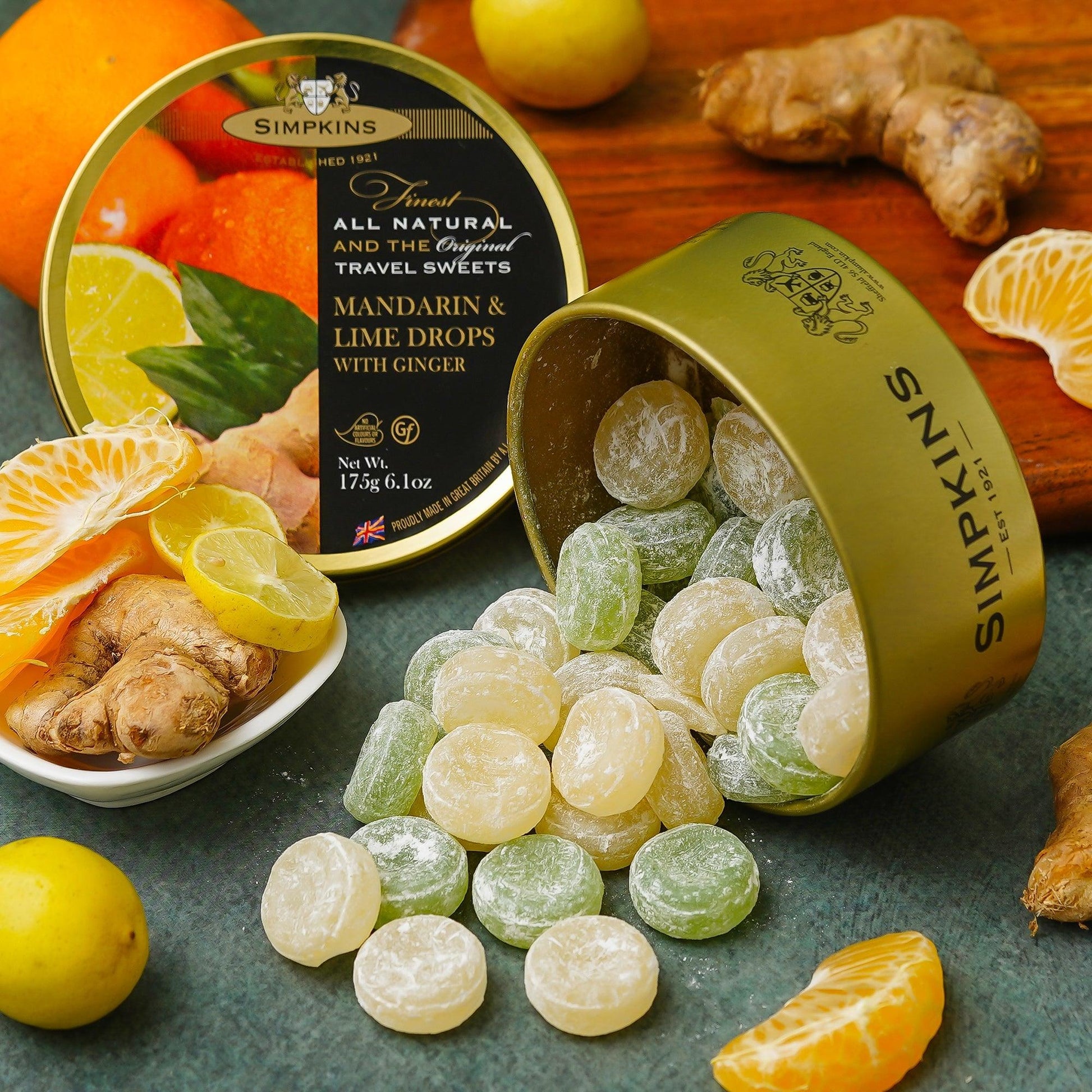 Mandarin And Lime With Ginger Drops