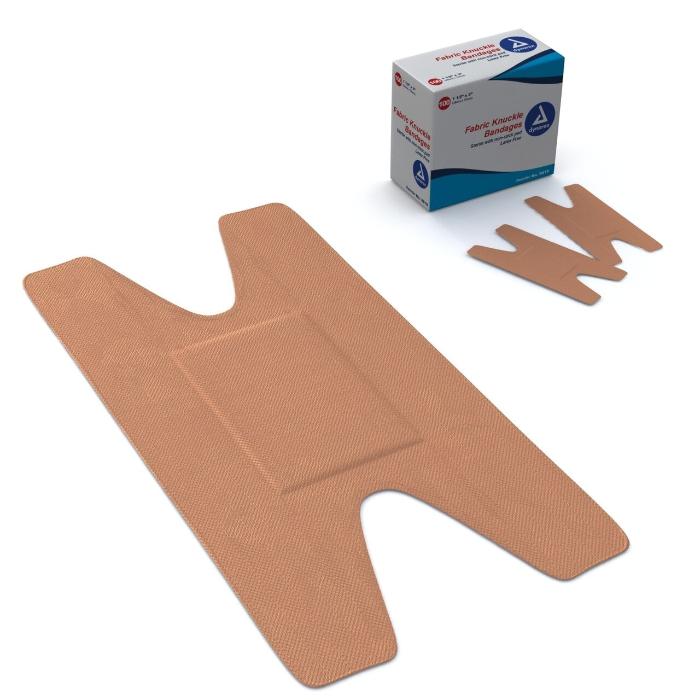 Adhesive Bandaids, Fabric & Plastic, 100/Box