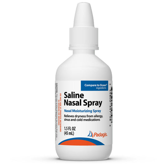 Saline Nasal Spray for Nasal Moisturizing by Padagis 45 mL