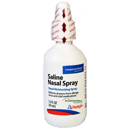Saline Nasal Spray for Nasal Moisturizing by Padagis 45 mL