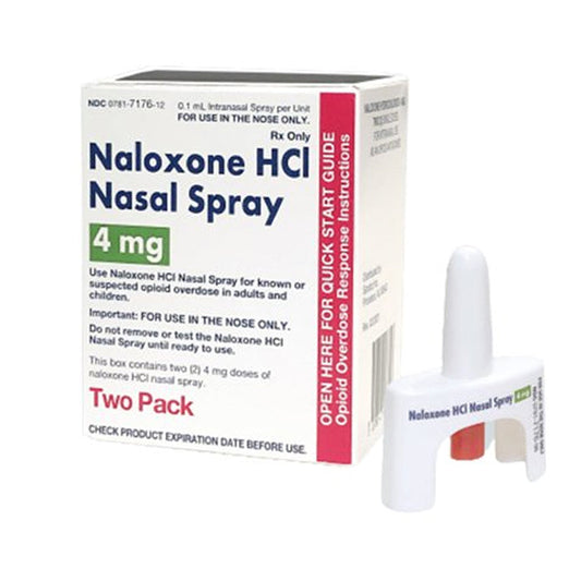Naloxone 4 mg Nasal Spray Blister Package 0.1 mL (2 Doses) by Sandoz