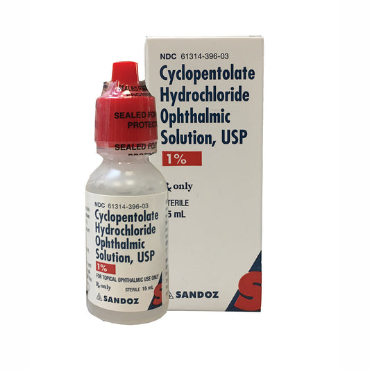 Cyclopentolate Hydrochloride Ophthalmic Solution Eye Drops 1% (Dilate Eye Drops)