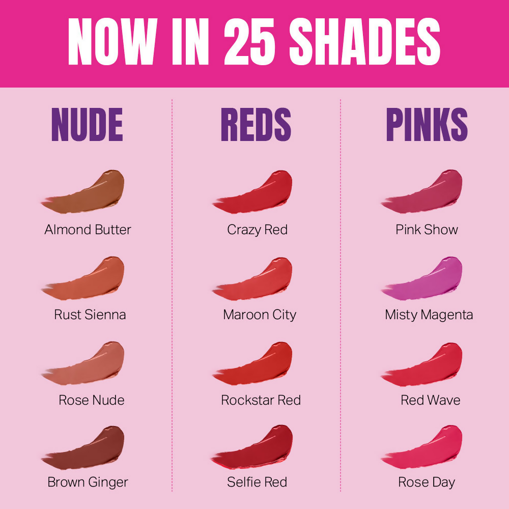 Elle 18 Color Pop Matte Lip Color - W12 Mauve Date