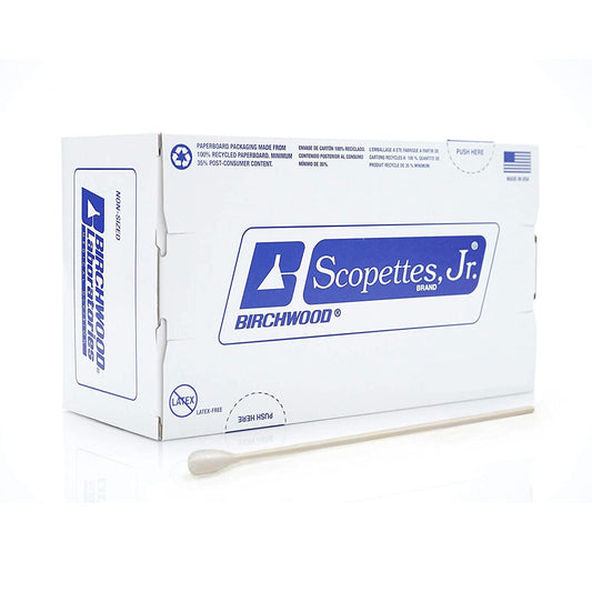 Scopettes OB GYN Rayon Tip Swab Sticks Plastic Shaft 16 inch, Non-Sterile, 50/Case