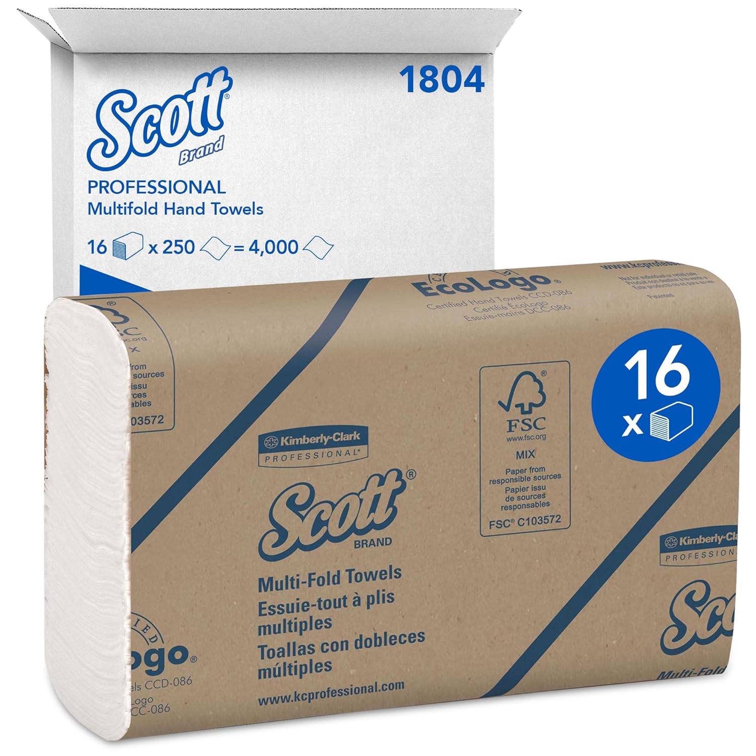 Scott Paper Towel Multi-Fold 9 inch x 9 inch