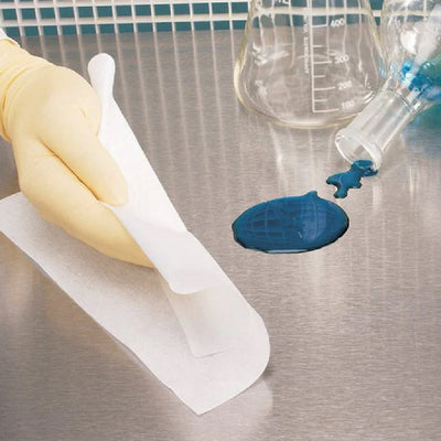 Amplitude EcoCloth Cleanroom Wipes, ISO Class 6 White Polycell 9 x 9 inch 300/Box