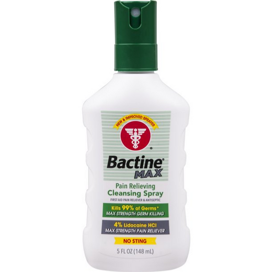 Bactine MAX Pain Relieving Cleansing Spray, 5 oz.