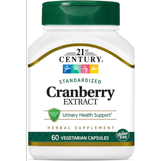 Cranberry Extract 400 mg Urinary Health Supplement by 21st Century 60 Capsules