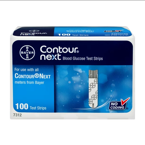 Contour Next Blood Glucose Test Strips 100 Count