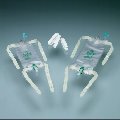 Urinary Leg Bag Dispoz-a-Bag with Anti-Reflux Valve, 950 mL