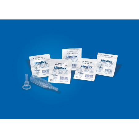 UltraFlex Self-Adhesive Band Silicone Male External Catheter