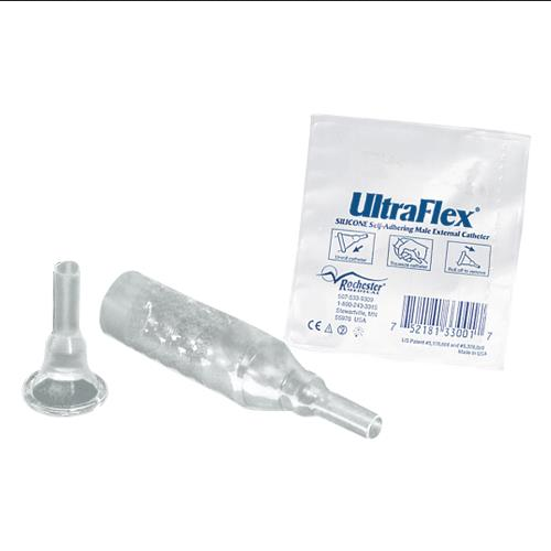 UltraFlex Self-Adhesive Band Silicone Male External Catheter