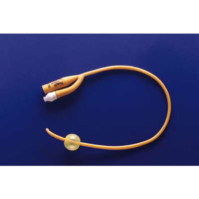 PureGold 2-Way Teflon Coated Foley Catheter with Coude Tip, 5cc