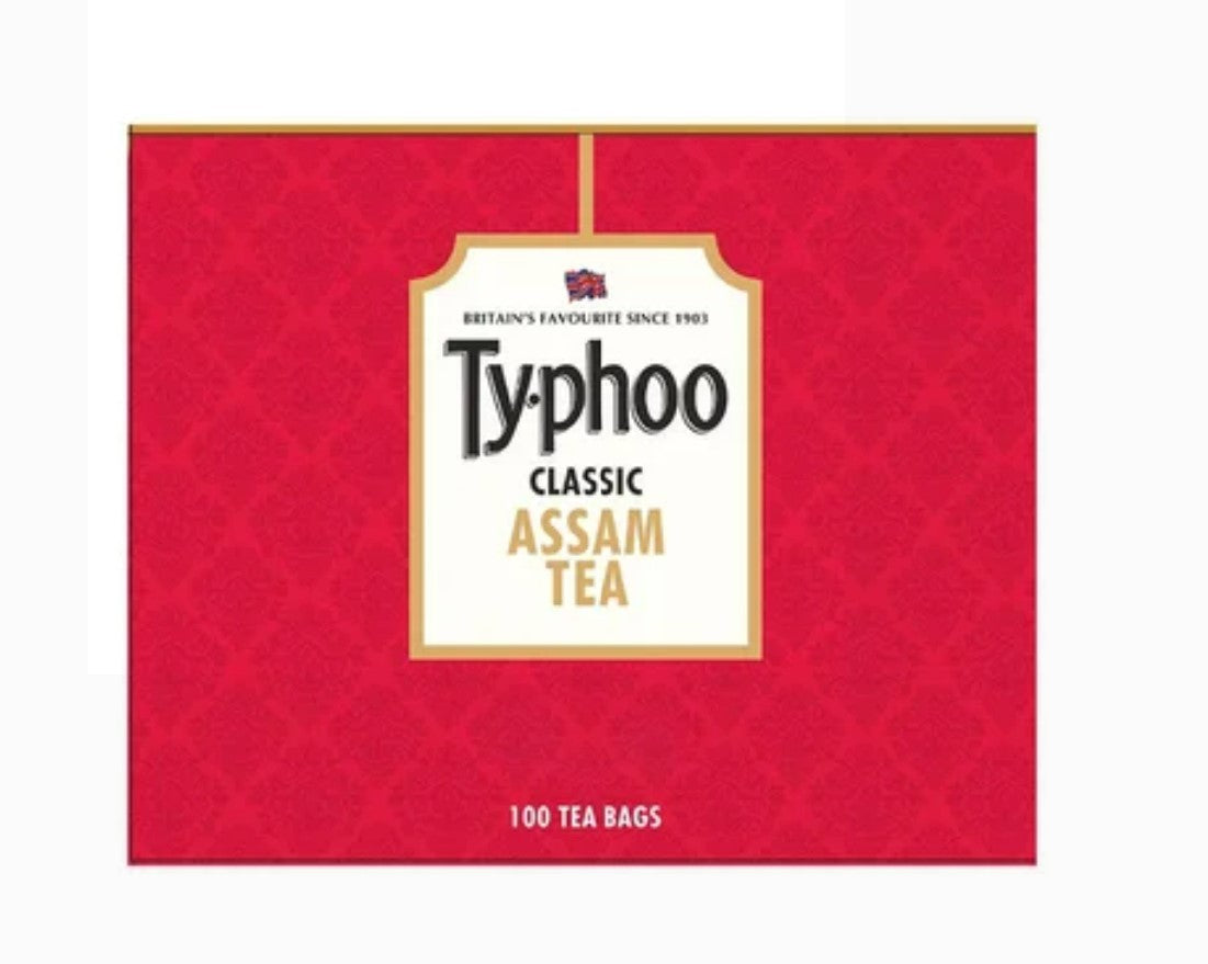 Typhoo Classic Assam Tea Bags - 100Bags