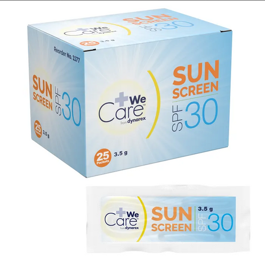 Sunscreen Lotion Packets, SPF 30, 3.5 Gram Pouch, 25/bx