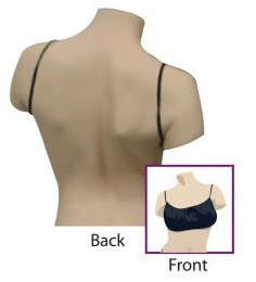 Spa Bra without Back Disposable, Black Color, Large/X-Large Size