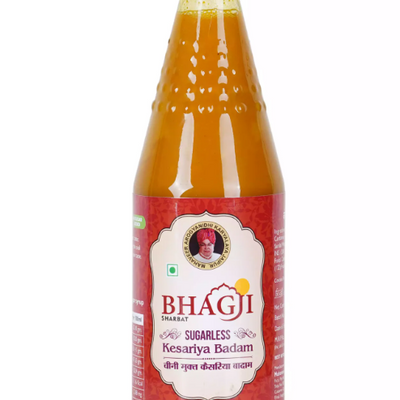 Bhagji Sugarless Kesariya Badam Sharbat | 750 ML