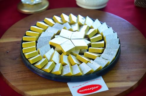 Rasranjan Sweets Kesar Kaju Katli - 500 gms