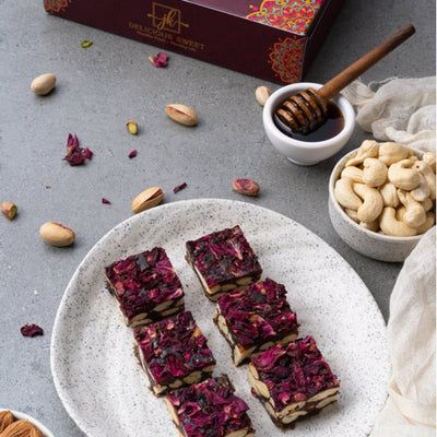 Jk Delicious Sweet Rose Dryfruit Bar | 500 gms