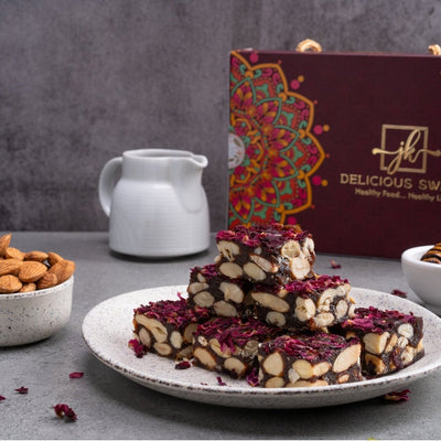 Jk Delicious Sweet Rose Dryfruit Bar | 500 gms