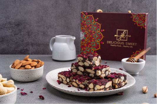Jk Delicious Sweet Rose Dryfruit Bar | 500 gms