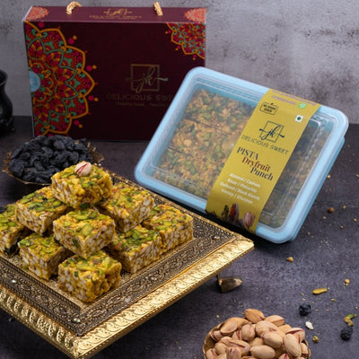 Jk Delicious Sweet Pista Dryfruit Bar | 500 gms
