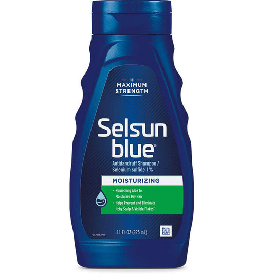 Selsun Blue Moisturizing Anti-Dandruff Shampoo, 11 oz