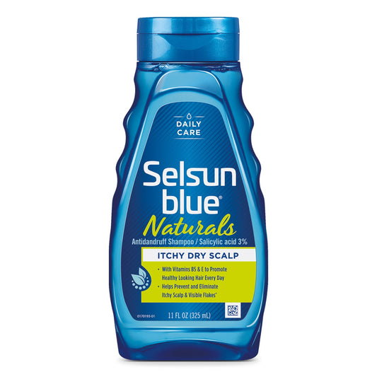 Selsun Blue Naturals Itchy Dry Scalp Dandruff Shampoo 11 oz