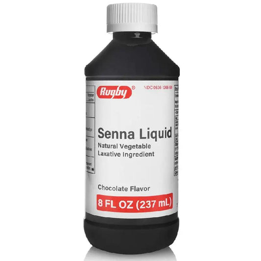 Senna Liquid Syrup Laxative - Senna Leaf Extract 176 mg/5 mL, Alcohol Free, Dye Free 237 mL