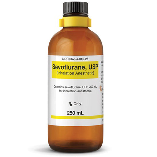 Sevoflurane Inhalation Anesthetic 250 mL x 6/Case