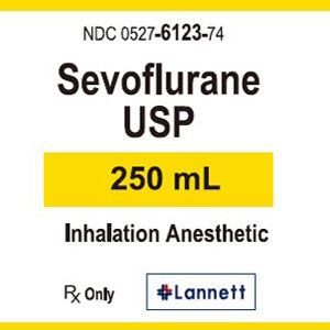 Sevoflurane Liquid for General Anesthesia Inhalation 250 mL (RX)