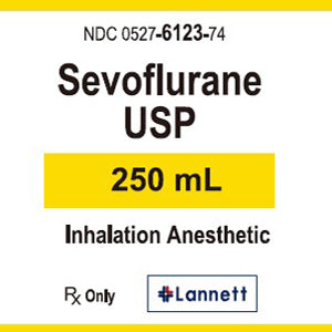 Sevoflurane Liquid for General Anesthesia Inhalation 250 mL (RX)