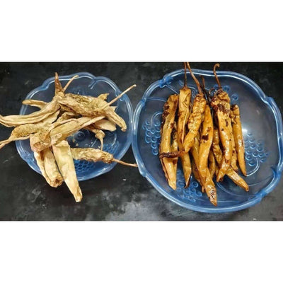 Dahi-Dried Chilli / Curd Chillies