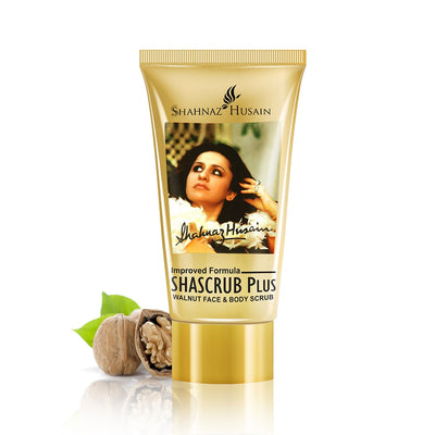 Shahnaz Husain Shascrub Plus - Walnut Face & Body Scrub - 40 gms