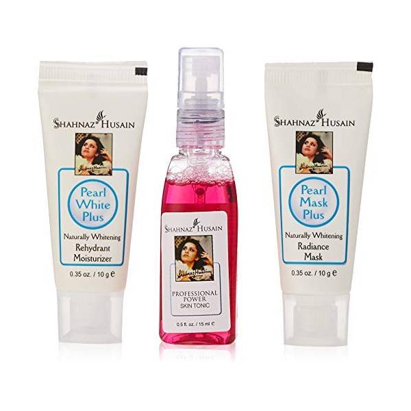 Shahnaz Husain White Pearl Kit - Skin Whitening Therapy - (10gm+10gm)