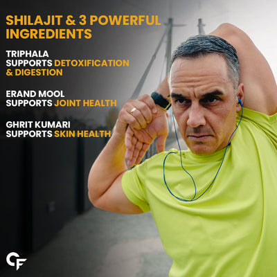 Carbamide Forte Shilajit Gold Capsules For Men | Himalayan Shilajit For Men | Shilajeet Gold Original | Shilajeet Capsule | 60 Shilajit Capsules