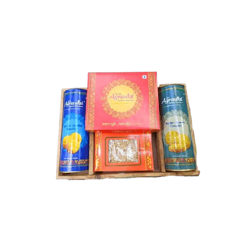 Shri Agrawal Sweets & Namkeen and cookies gift hamper - 500 gms