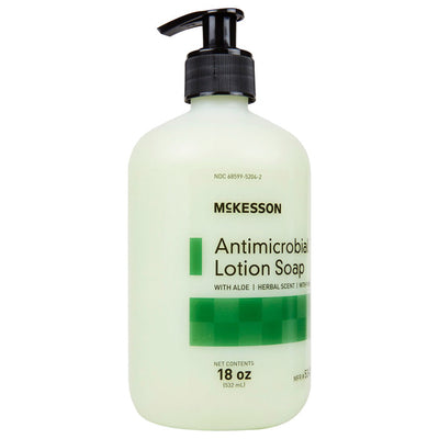 Hand Soap, Antimicrobial Moisturizing Soap with PCMX (Chloroxylenol) and Aloe with Herbal Scent 18 oz