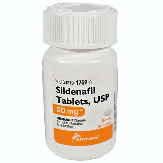 Sildenafil Tablets 50 mg by Amneal 30 Count (RX)