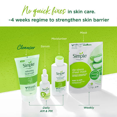 Simple Kind To Skin Refreshing Facial Wash - 150 ml