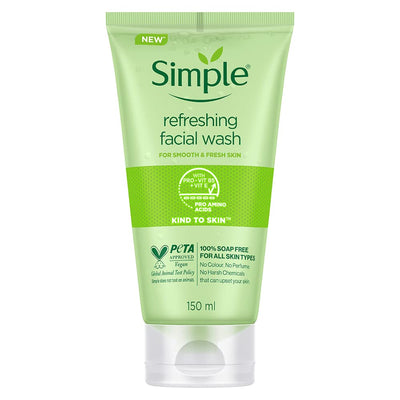 Simple Kind To Skin Refreshing Facial Wash - 150 ml