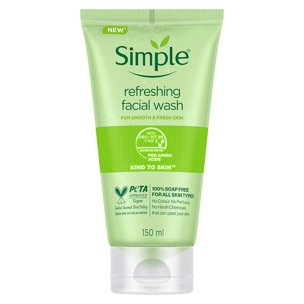 Simple Kind To Skin Refreshing Facial Wash - 150 ml