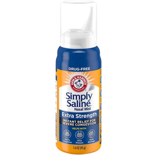 Simply Saline Nasal Mist Spray for Allergy & Sinus Relief, 1.5 oz
