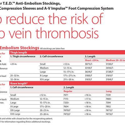T.E.D. Anti-Embolism Stockings Knee Length