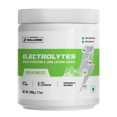 Wellcore - Electrolytes | Berlin Breeze | 200g, 40 Servings