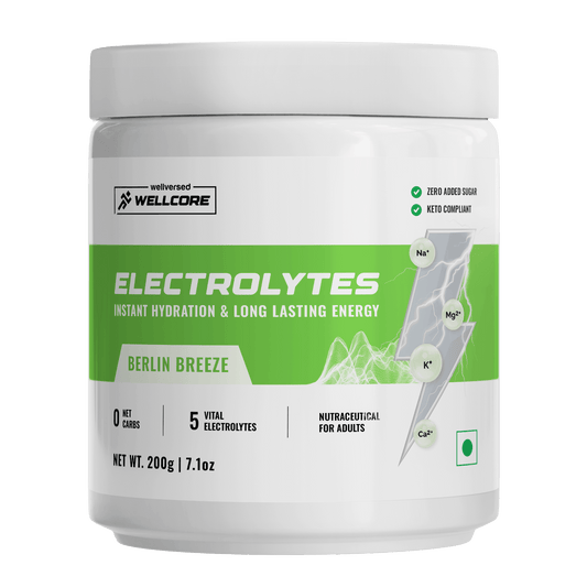 Wellcore - Electrolytes | Berlin Breeze | 200g, 40 Servings